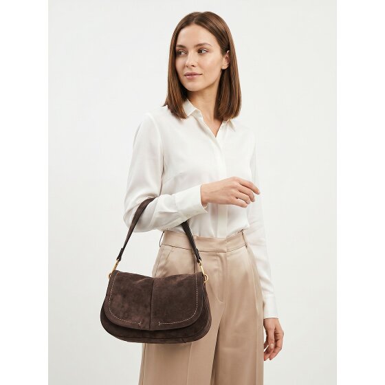 Gianni Chiarini Helena Round Shoulder Bag Genuine Leather 28 cm