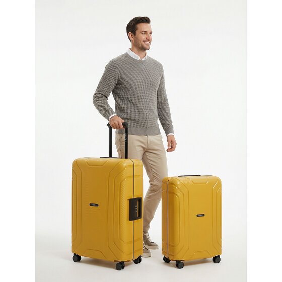 Redolz Essentials 15 4-wheel Suitcase set (M+L) with Three-Point Lock