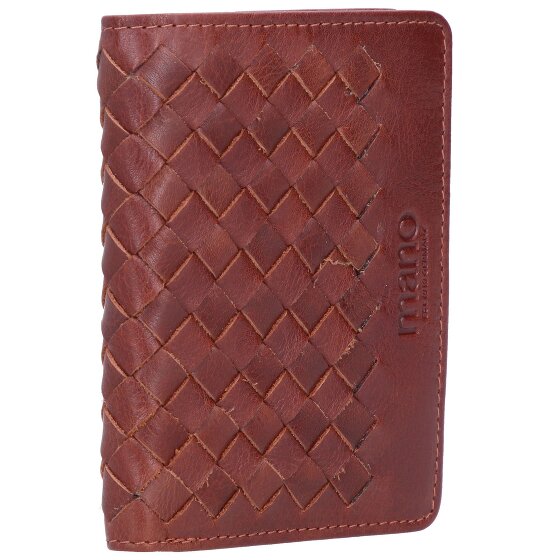 mano Don Luca credit card case leather 8 cm