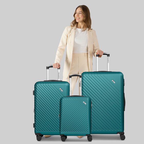 Check.In Paradise 2.0 4 wheels Suitcase set 3-piece with expansion pleat