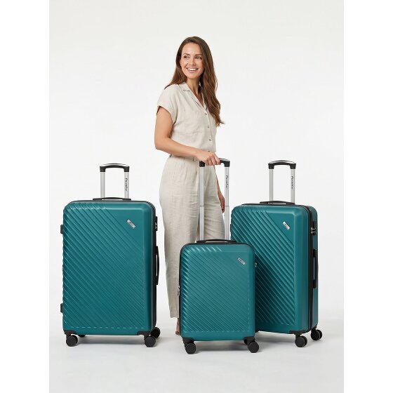 Check.In Paradise 2.0 4 wheels Suitcase set 3-piece Expandable