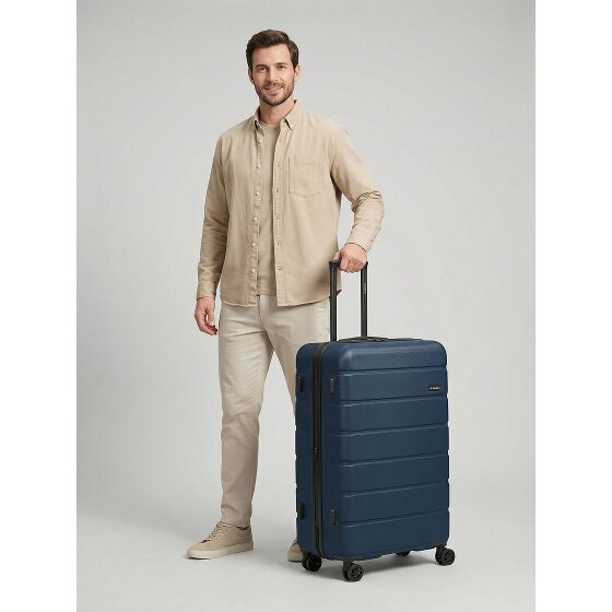 Saxoline Miami 4 wheels Trolley L 75 cm Expandable