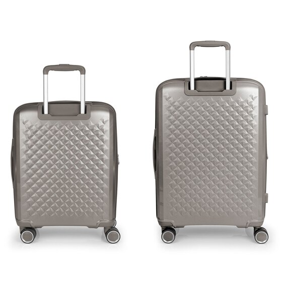 Gabol Queens 4 wheels Suitcase set 2-piece with expansion pleat