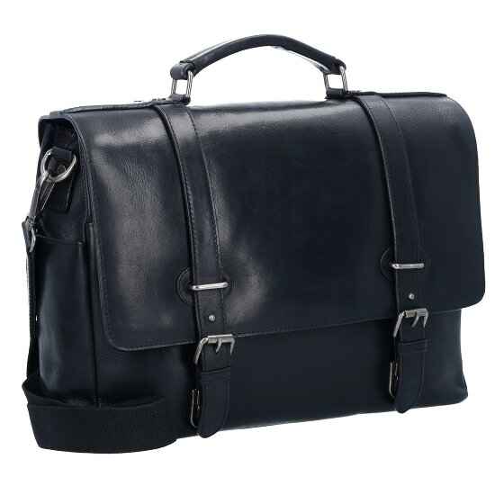 Leonhard Heyden Roma briefcase leather 39 cm laptop compartment