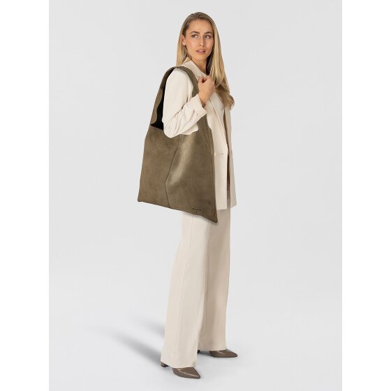Patrizia Pepe Never Complete Shopper Bag Genuine Leather 43 cm