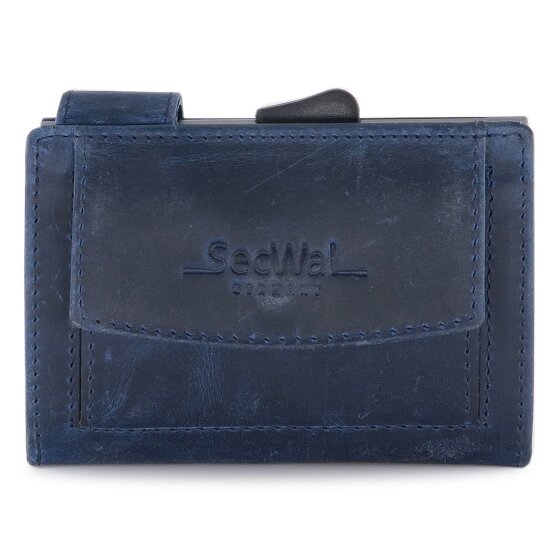 SecWal Credit card case wallet RFID leather 9 cm