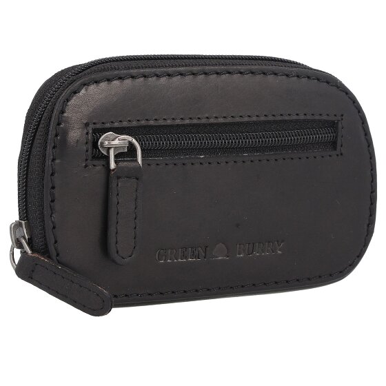 Greenburry Pure Black Key wallet Leather 12 cm