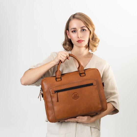Farmhood Memphis Briefcase Leather 38.5 cm Laptop compartment