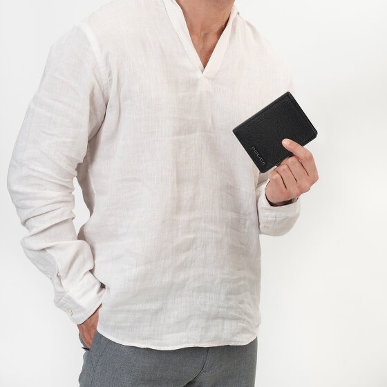 Police Wallet RFID leather 9.5 cm fold-out
