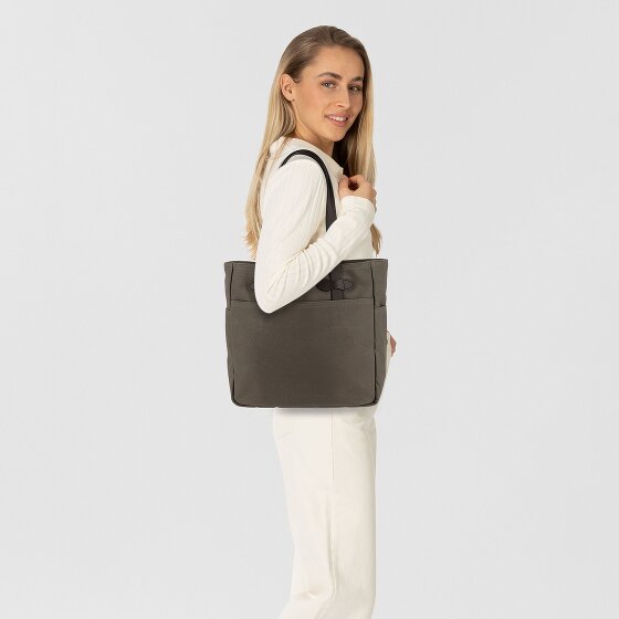 Filson Luggage Twill Shopper Bag Leather 35.5 cm