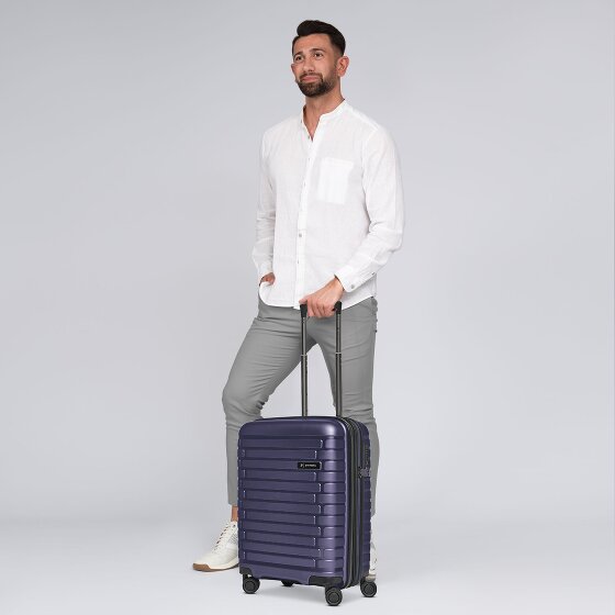 Pactastic Collection 04 THE CABIN + 4 wheels Cabin trolley S 55 cm with expansion pleat
