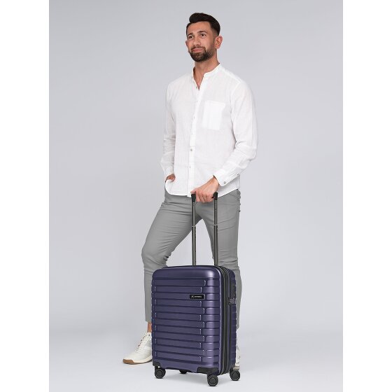 Pactastic Collection 04 THE CABIN + 4 wheels Cabin suitcase S 55 cm Expandable