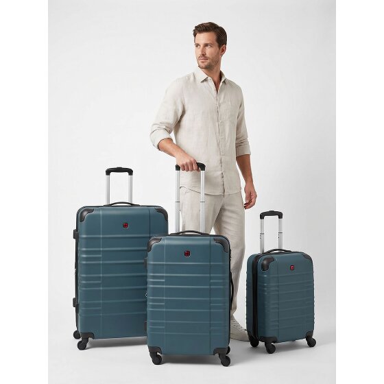 Wenger Amplar Evo 4 wheels Suitcase set 3-piece with expansion pleat