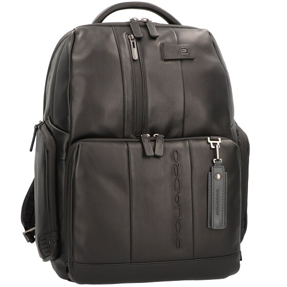 Piquadro Urban backpack RFID leather 44 cm laptop compartment
