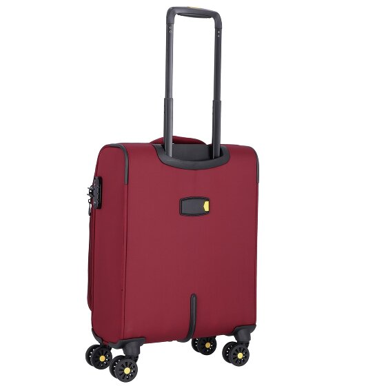 d&n Travel Line 9704 4 wheels Cabin trolley S 55 cm with expansion pleat
