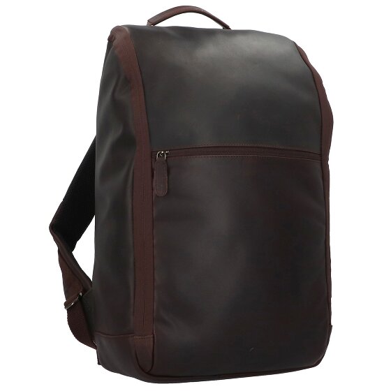Jack Kinsky Montreal 7 backpack leather 46 cm laptop compartment