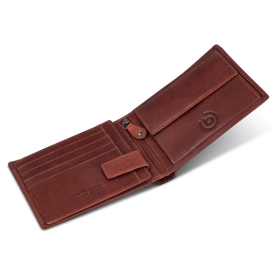 Bugatti Valencia Wallet RFID protection Leather 12 cm