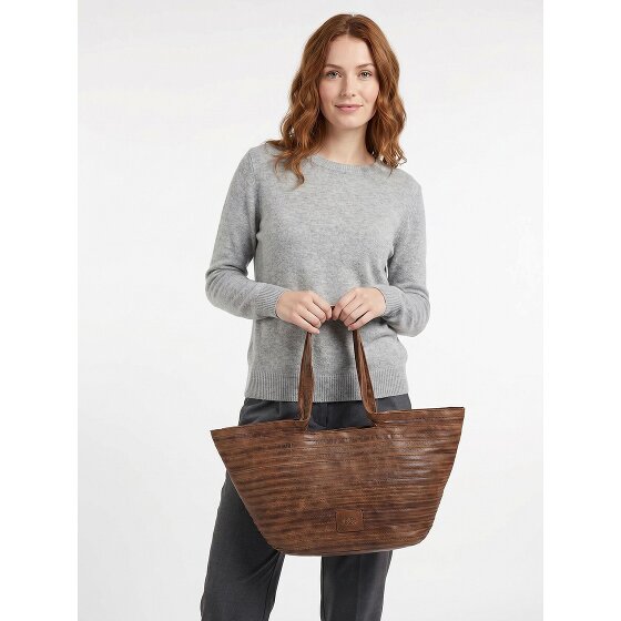 FredsBruder Layer Shopper Bag Leather 50 cm