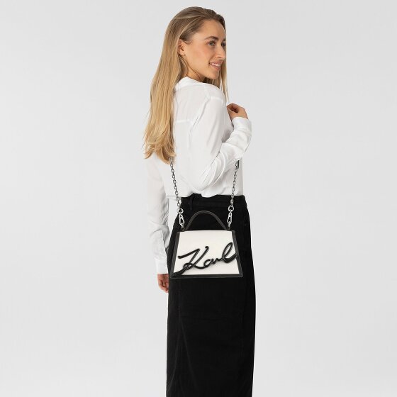 Karl Lagerfeld Behind the Seams Handbag Leather 21 cm