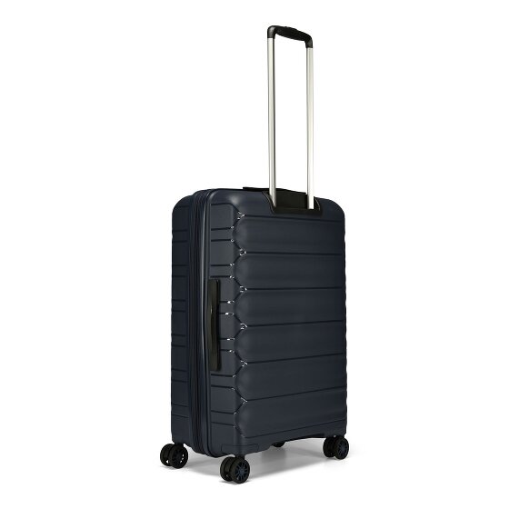 d&n Travel Line 4700 4 wheels Suitcase set 3-piece with expansion pleat
