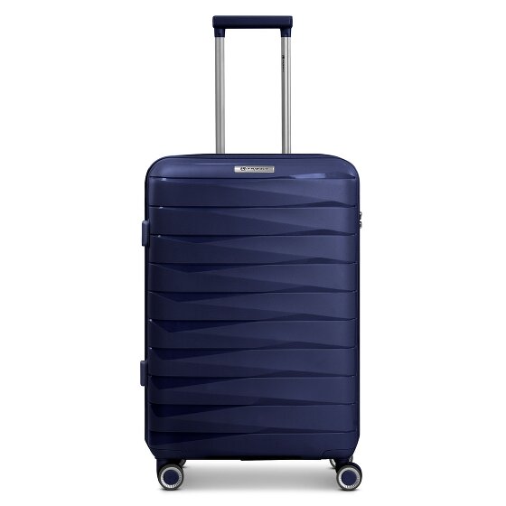Franky London 4 wheels Trolley M 65 cm with expansion pleat
