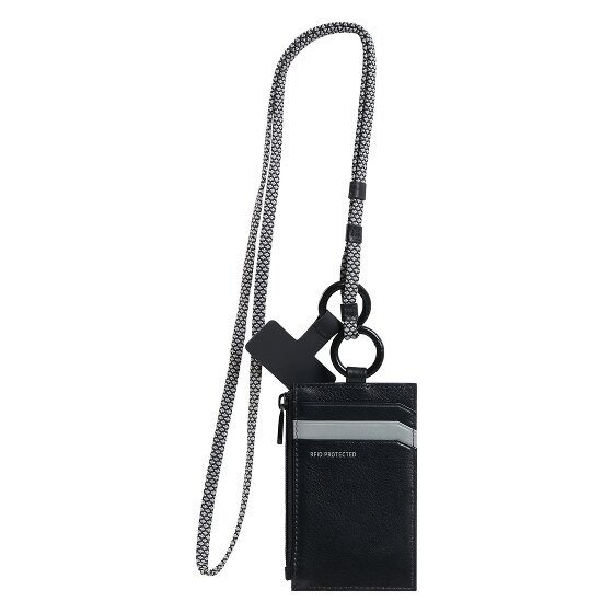 Samsonite Prismix Credit card case RFID protection Genuine Leather 6.5 cm