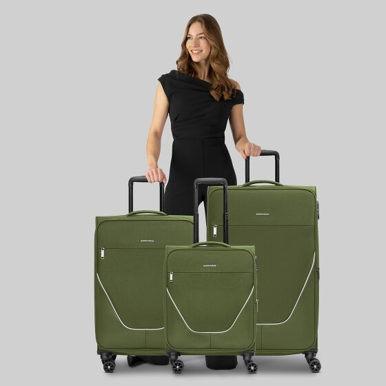Stratic taska 4-wheel suitcase set 3 pcs. with stretch fold Stratic taska 4-wheel suitcase set 3 pcs. with stretch fold