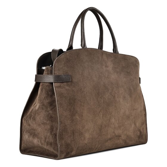 Coccinelle Sabine Suede Handbag Genuine Leather 43 cm