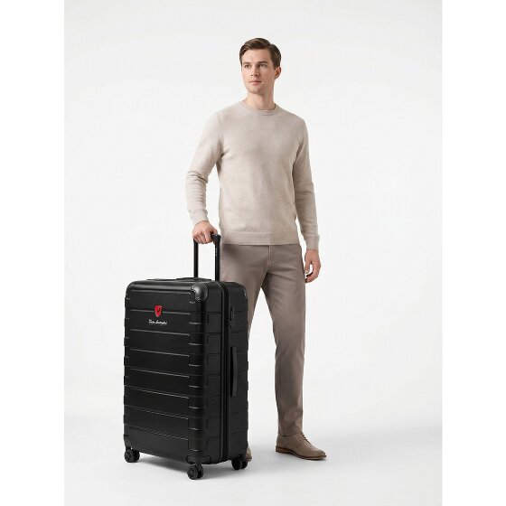 Tonino Lamborghini Milano 4-wheeled Trolley XL 83 cm special size with expansion fold