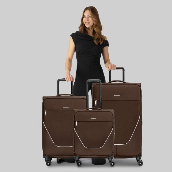 Stratic taska 4-wheel suitcase set 3 pcs. with stretch fold Stratic taska 4-wheel suitcase set 3 pcs. with stretch fold