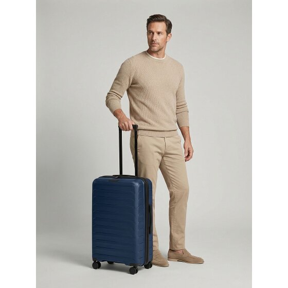 d&n Toronto 4 wheels Trolley M 65 cm with expansion pleat