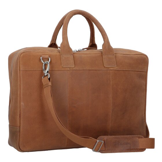 Plevier Urban Briefcase Leather 43 cm Laptop compartment