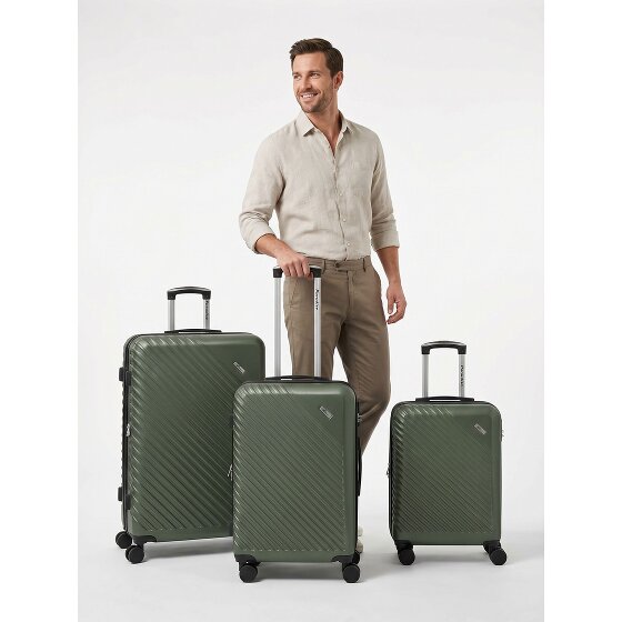 Check.In Paradise 2.0 4 wheels Suitcase set 3-piece Expandable