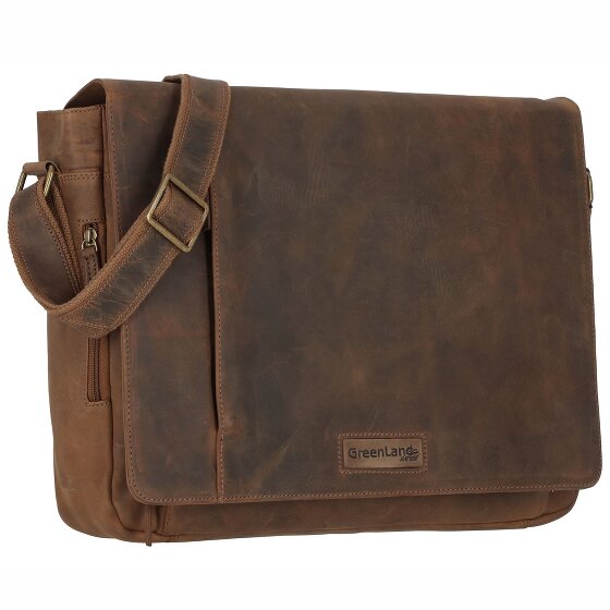 Greenland Nature Montenegro Messenger leather 40 cm laptop compartment