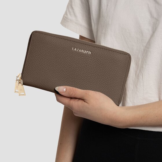 Lazarotti Bologna Leather Wallet RFID protection Leather 20 cm