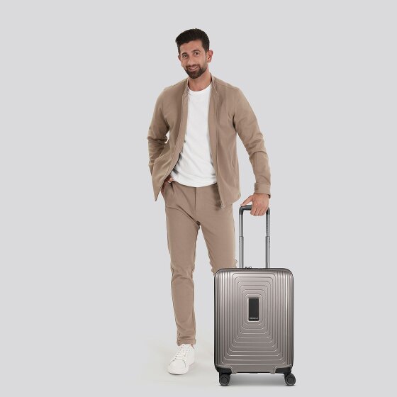 Redolz Essentials 14 4 wheels Cabin trolley 55 cm with expansion pleat