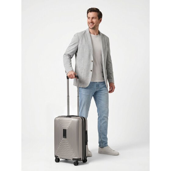 Redolz Essentials 14 4 wheels Cabin suitcase 55 cm Expandable