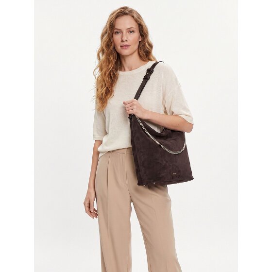 Boss Yelena Shoulder Bag Genuine Leather 28 cm