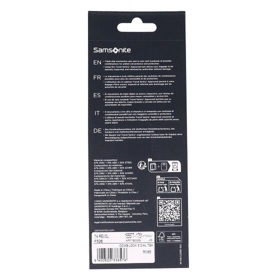 Samsonite TA Revolution Suitcase lock 1 cm