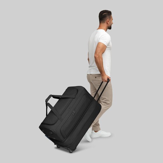 Redolz Duffle Essentials 2-wheel travel bag set 2-pcs. L+L with stretch fold