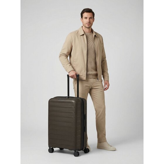 d&n Toronto 4 wheels Trolley M 65 cm with expansion pleat