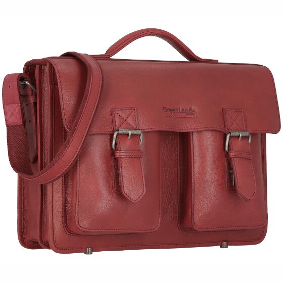Greenland Nature Briefcase Genuine Leather 40 cm