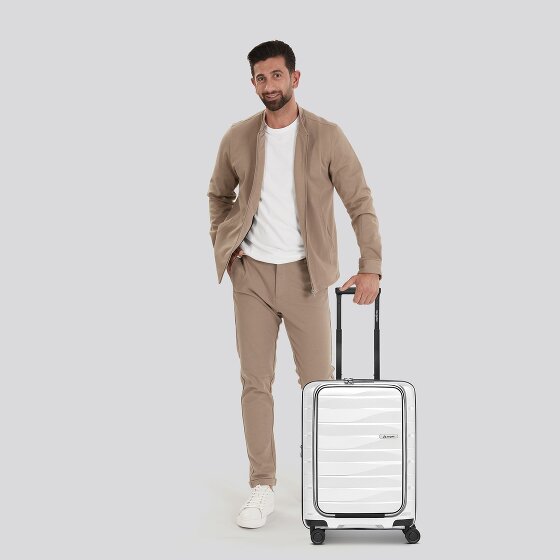 Bergpfeil Travel 4 wheels Cabin suitcase 55 cm Laptop compartment Expandable