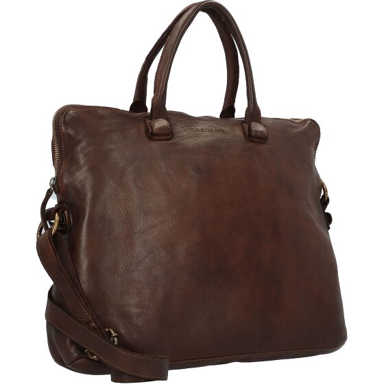 Harold's Submarine handbag leather 38 cm laptop compartment