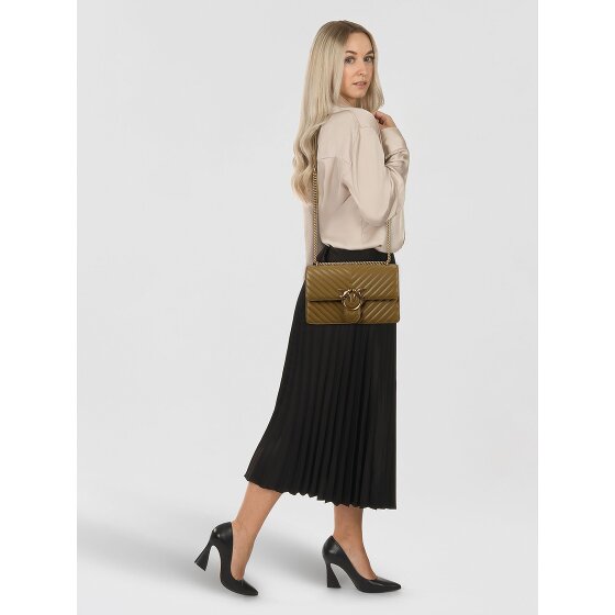 PINKO Love One Shoulder bag Genuine Leather 26.5 cm