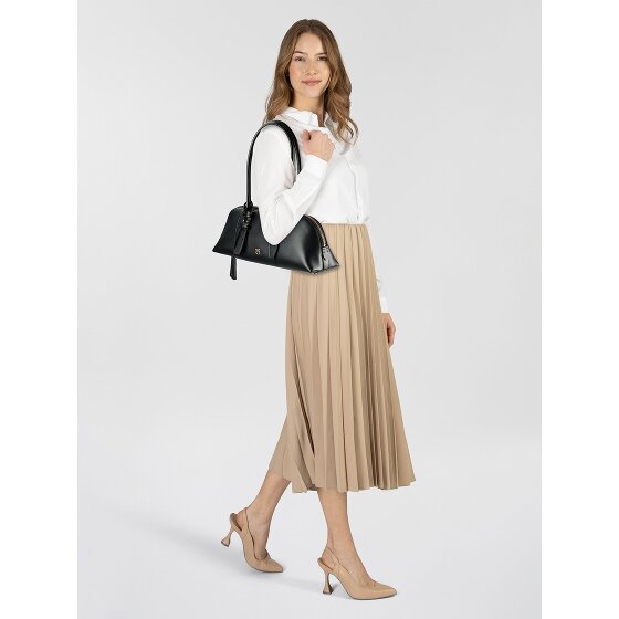 PINKO Bowling Bag Shoulder Bag Leather 36 cm