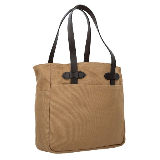 Filson Luggage Twill Shopper Bag Leather 35.5 cm
