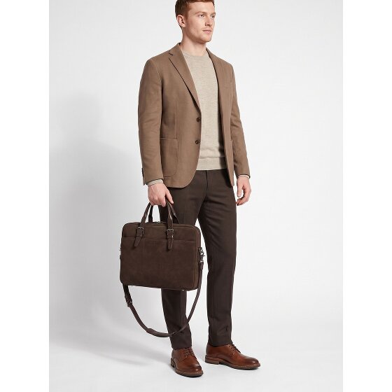 Castelijn & Beerens Nubuck Briefcase Genuine Leather 41 cm Laptop compartment