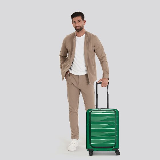 Bergpfeil Travel 4 wheels Cabin suitcase 55 cm Laptop compartment Expandable