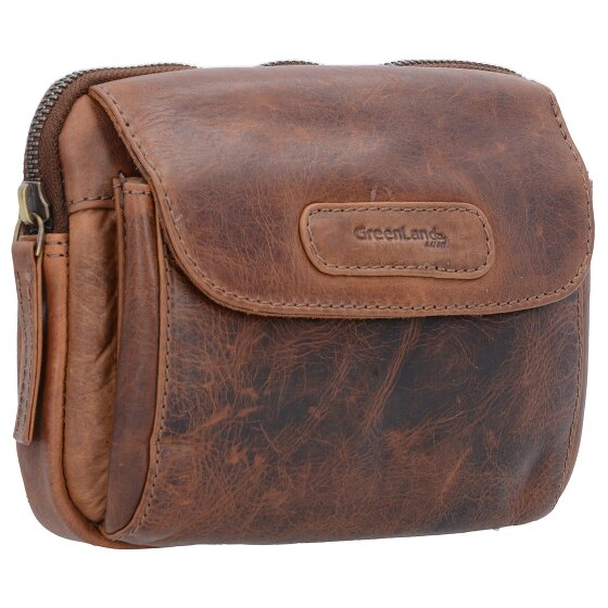 Greenland Nature Soft & Safe fanny pack RFID leather 18 cm